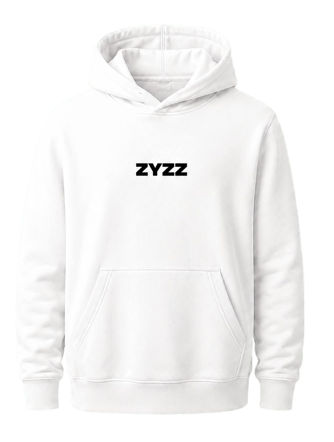 White hoodie front mock-up