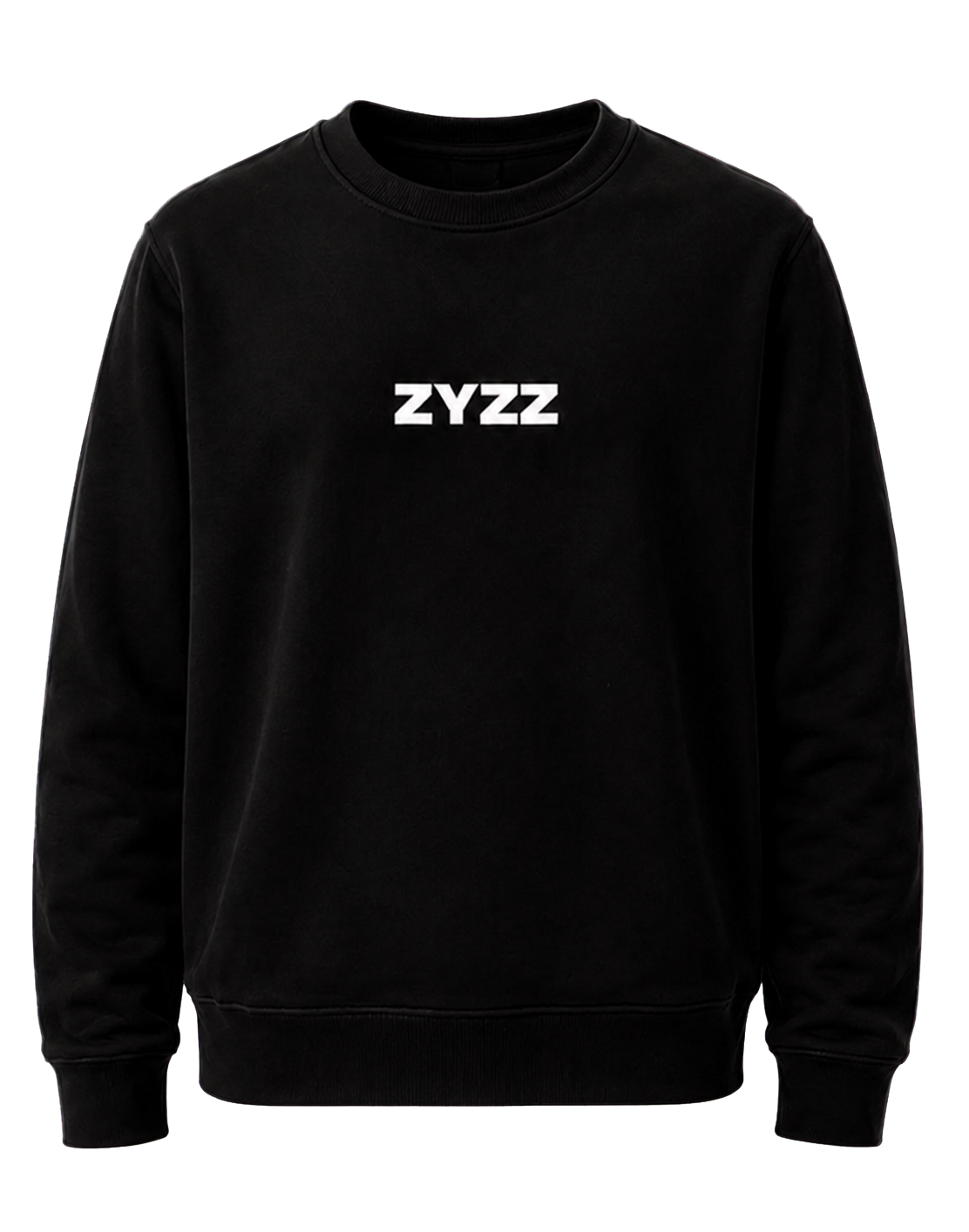 Black jumper front mock-up